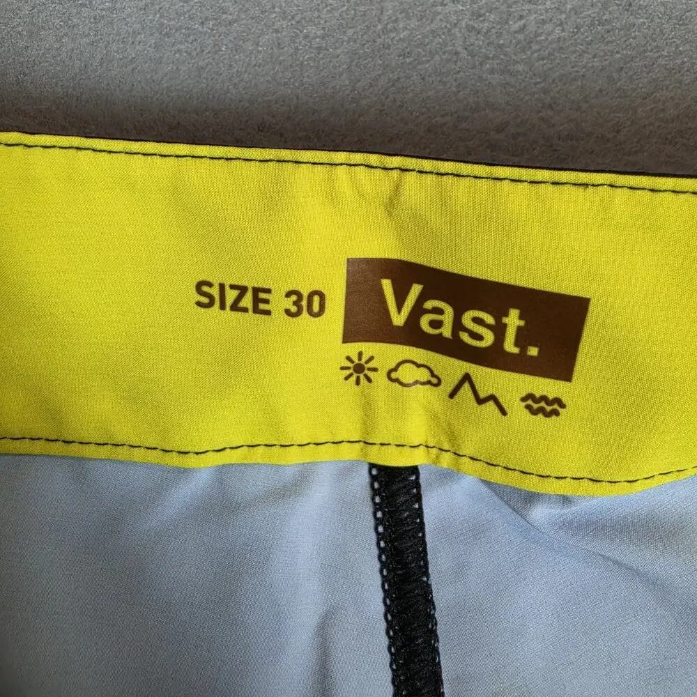 VAST Copper Series Board Shorts Men's Size 30 Blue Multi Surf Swim Trunks NWT